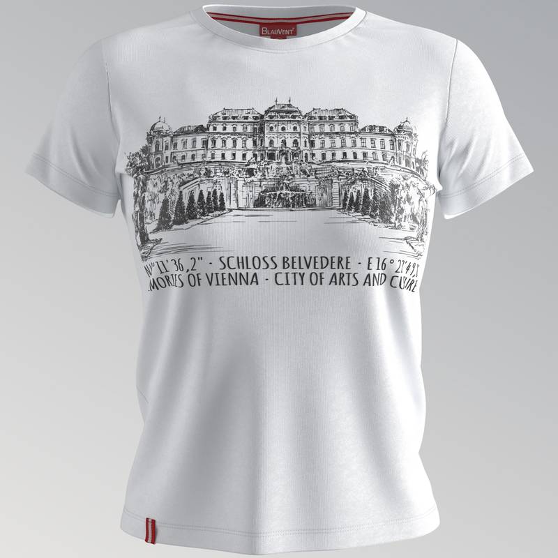 Carmesine Studiolab - Vienna Belvedere organic tshirt  1