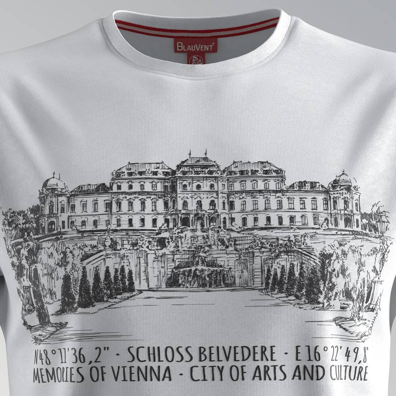 Carmesine Studiolab - Vienna Belvedere organic tshirt  3