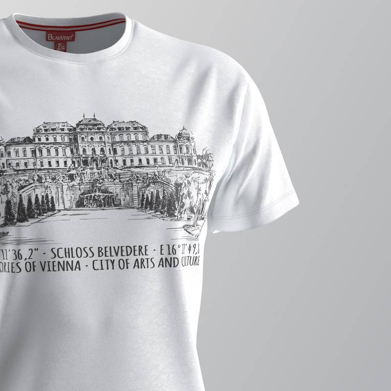 bCarmesine Studiolab - Vienna Belvedere organic tshirt 4