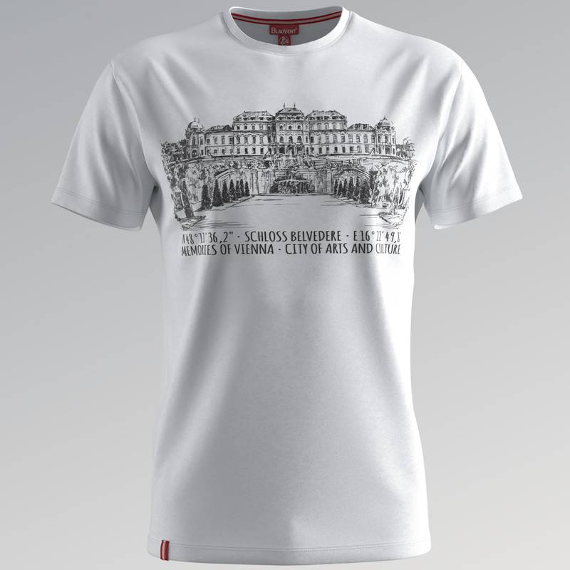 Carmesine Studiolab - Vienna Belvedere organic tshirt  8