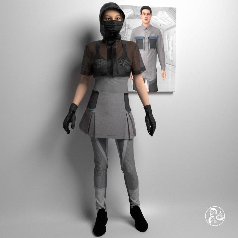 3D FASHION CARMESINE STUDIO despitethedistance 13