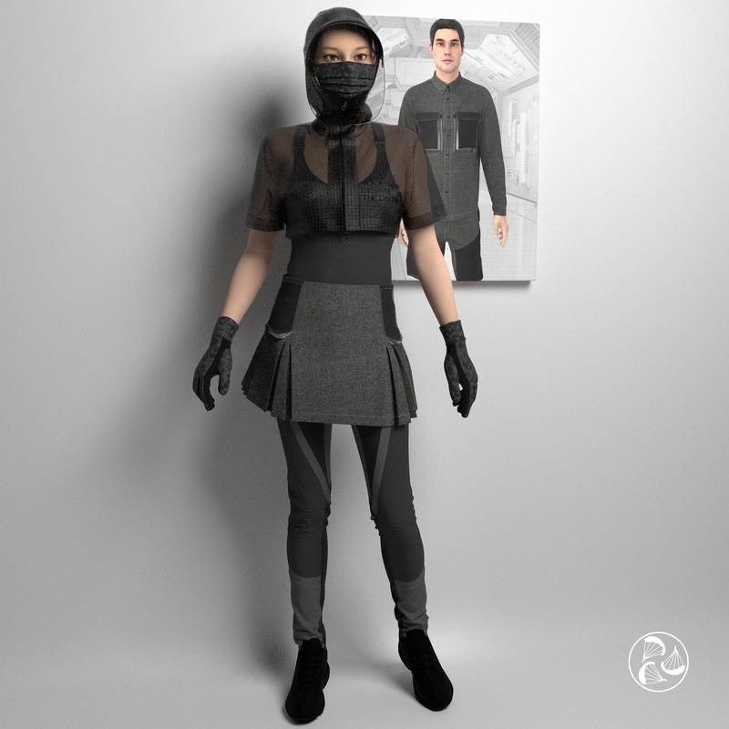 3D FASHION CARMESINE STUDIO despitethedistance 22