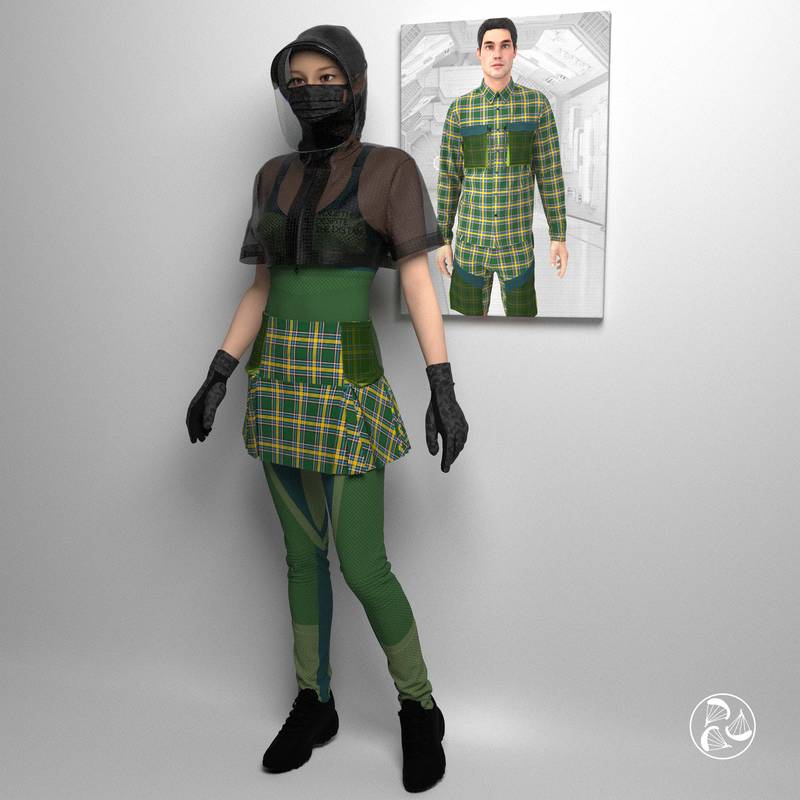 3D FASHION CARMESINE STUDIO despitethedistance 32