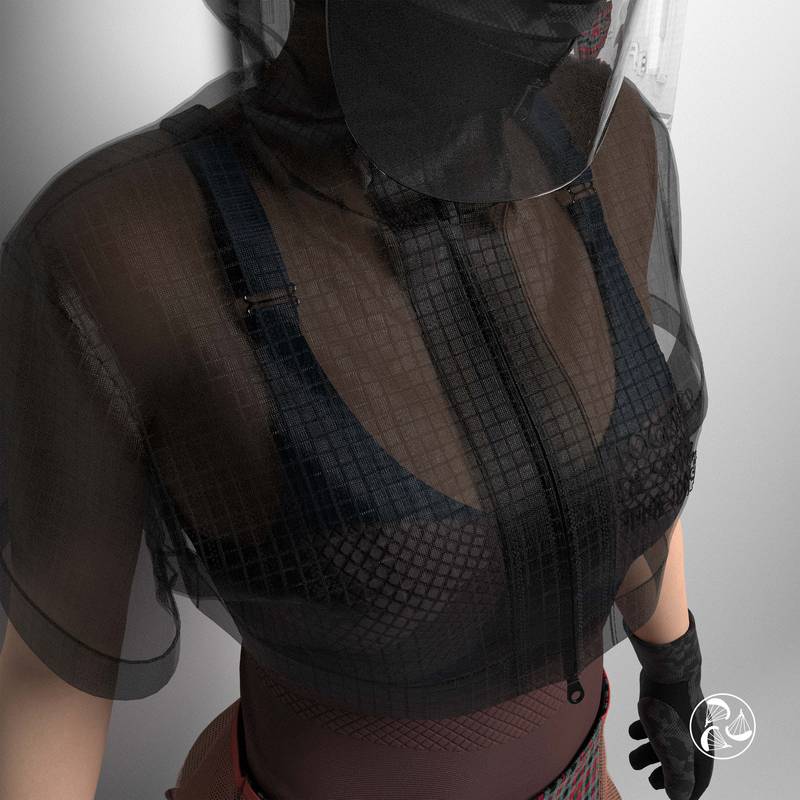 3D FASHION CARMESINE STUDIO despitethedistance 3