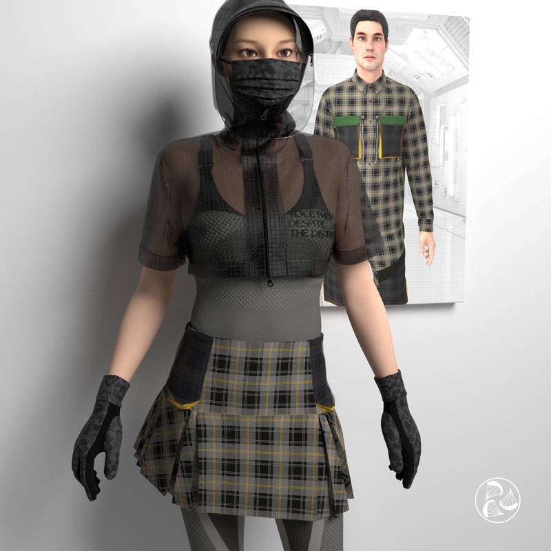 3D FASHION CARMESINE STUDIO despitethedistance 49