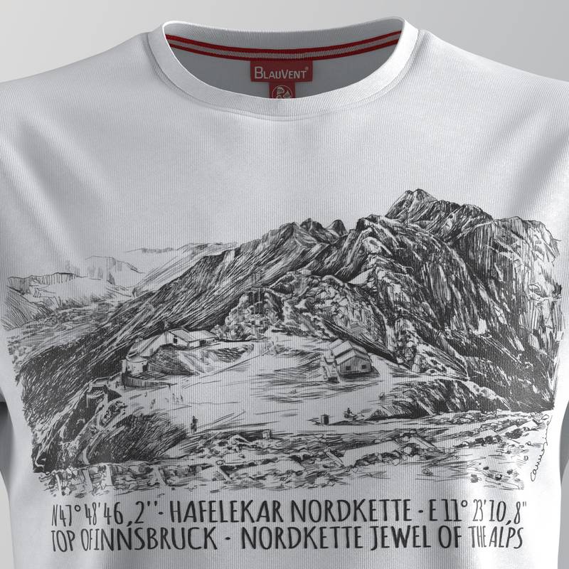 Carmesine Studiolab - Nordkette organic tshirt 4