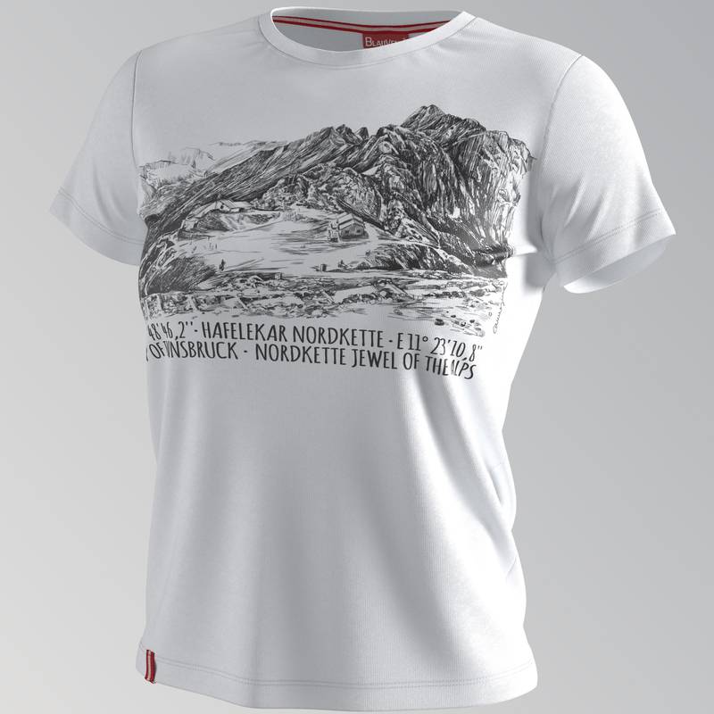 Carmesine Studiolab - Nordkette organic tshirt 2