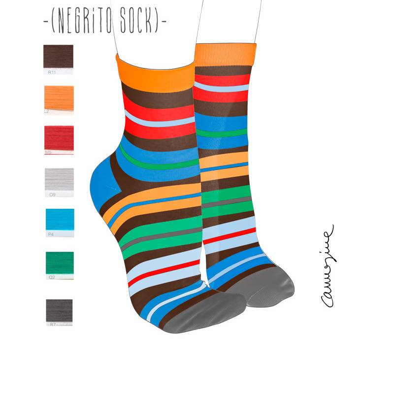 Carmesine Studiolab - Jacquard Design Socks 10