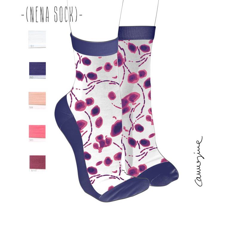 Carmesine Studiolab - Jacquard Design Socks 11