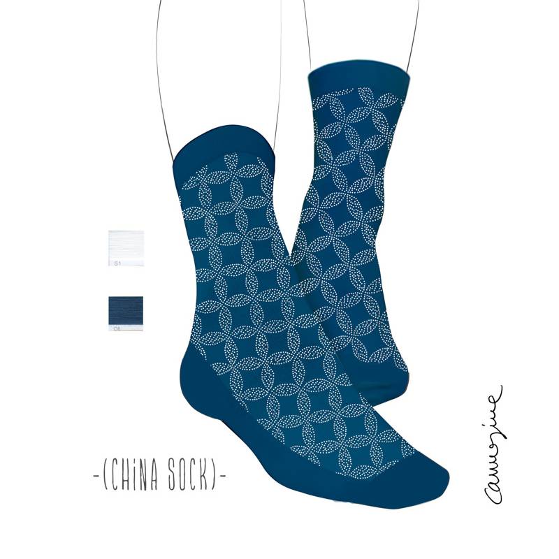 Carmesine Studiolab - Jacquard Design Socks 14