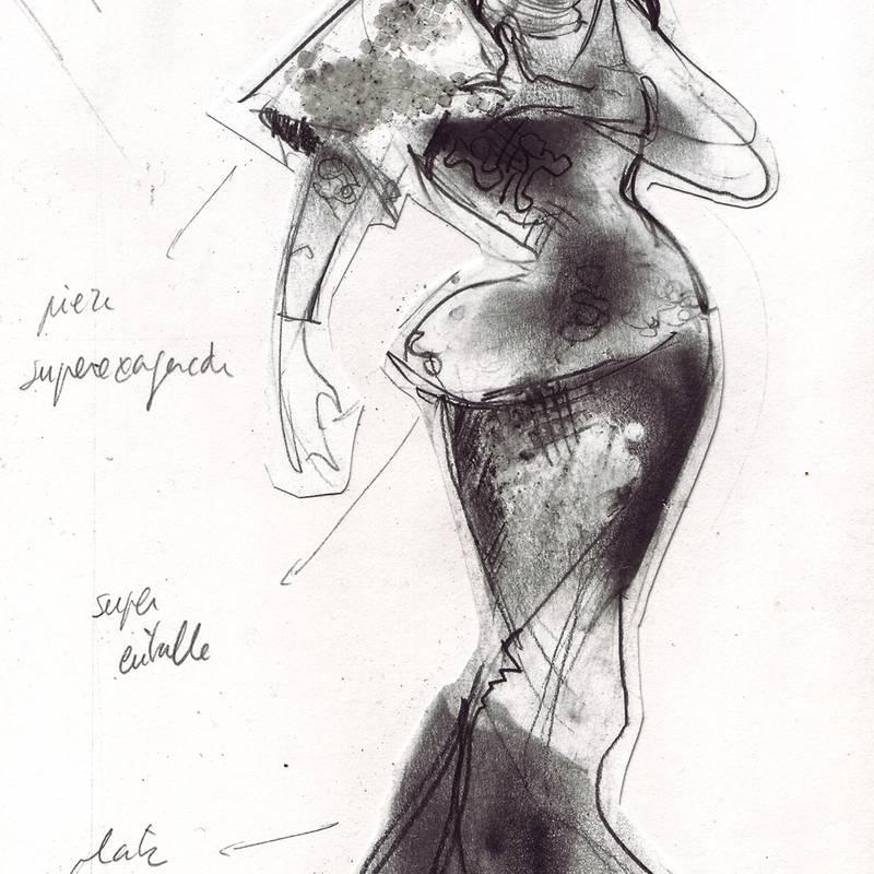 Expressive Drawing: An intuitive and abstract creation process